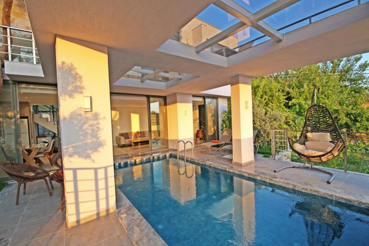 Villa With A Private Heated Pool, Jacuzzi, Overlooking Spectacular Views Of The Sea Kaş Esterno foto