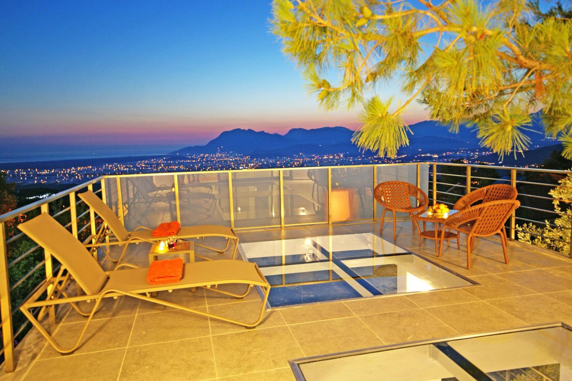 Villa With A Private Heated Pool, Jacuzzi, Overlooking Spectacular Views Of The Sea Kaş Esterno foto